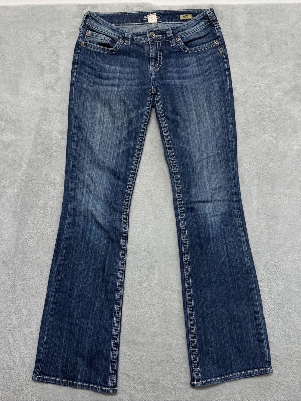 Silver Jeans Aiko Bootcut Womens Jeans 32x31 Low Rise Y2K Embroidered Denim